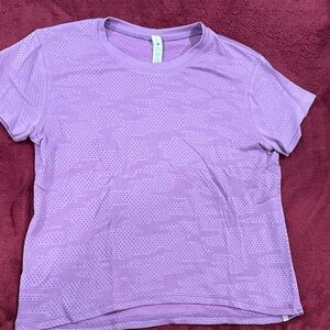 Lululemon Athletica Lavender Short Sleeve Tee